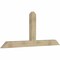 Ekena Millwork Portland Rough Sawn Timber Gable Bracket, Douglas Fir, 84"W x 35"H x 4"D x 6"F, 10/12 Pitch GBW084X35X0406POR00RDF - alternate 2